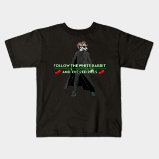 Follow the Black Sheep and the White Rabbit Kids T-Shirt